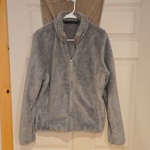 Cozy Gray Fleece Jacket